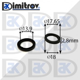 Гумичка Ø 18 x Ø 13,9 x 2,8 mm